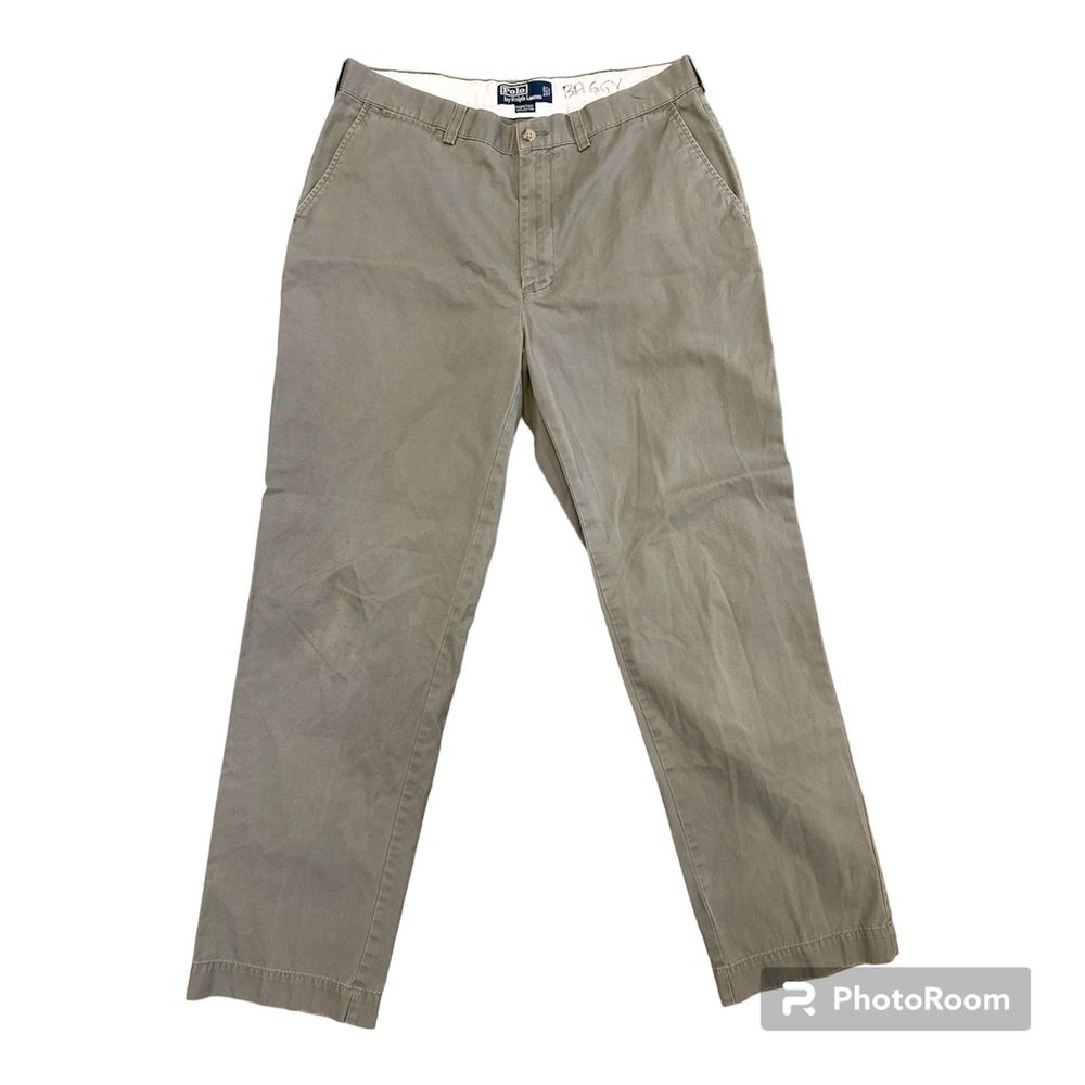 Polo Ralph Lauren Chino Prospect Pants Mens Size 34 x 32 Classic Cotton Vintage